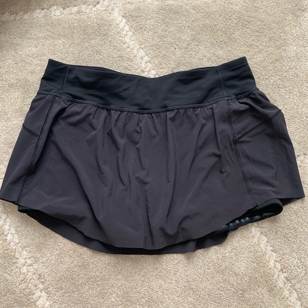 Black Lululemon skirt